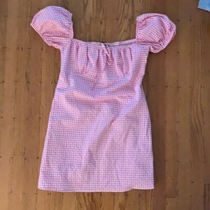Brand new Pink plaid Zara dress